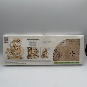 UGears Dynamometer Wooden Puzzle Mechanical Model Engineer Toy NEW SEALED